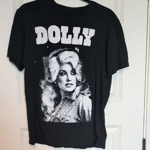 Dolly Black T-Shirt, Medium, PTP 20